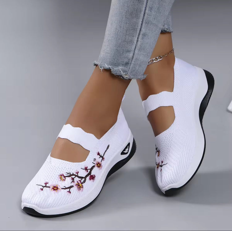 Élora Steps – Baskets Brodées Féminines