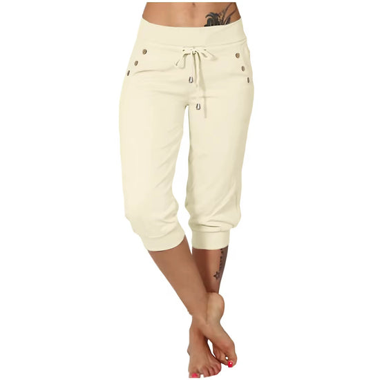 Pantalon Capri Confortable Doux & Élégant pour un Style Inégalé